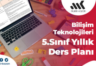 5.Sınıf Bilişim Teknolojileri Yıllık Ders Planı 2026-2027