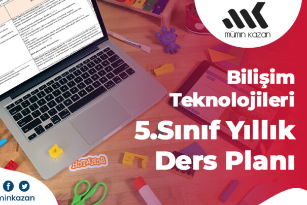 5.Sınıf Bilişim Teknolojileri Yıllık Ders Planı 2026-2027