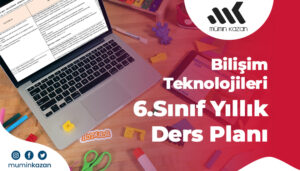6.Sınıf Bilişim Teknolojileri Yıllık Ders Planı 2026-2027